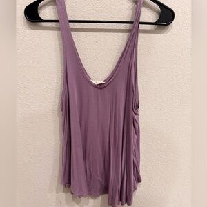 Chic Mauve Sleeveless Tank Top
